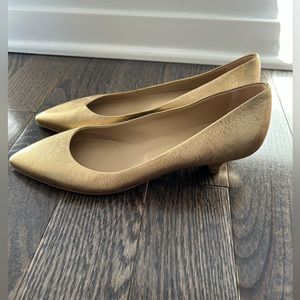 Jamie Haller Gold Kitten Heels Size 37